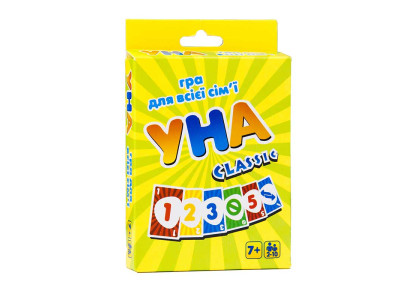 Настільна карткова розажальна гра " УНА classic" на укр.мові 7015