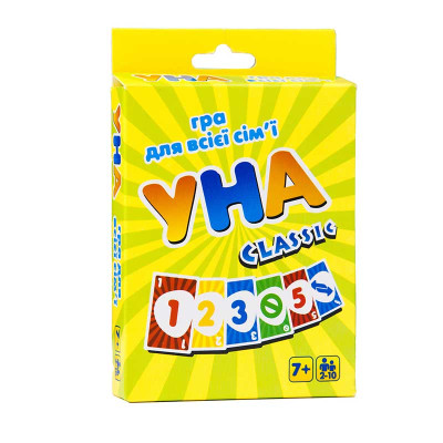 Настільна карткова розажальна гра " УНА classic" на укр.мові 7015