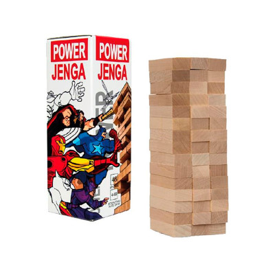 Настільна гра Strateg Power Jenga 48 брусків 30275 Настільна гра Strateg Power Jenga 48 брусків 30275