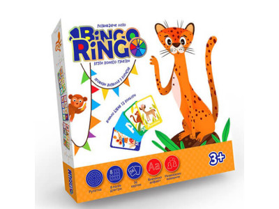 Настільна гра Danko Toys "Bingo Ringo" розважальна GBR-01-01U Настільна гра Danko Toys "Bingo Ringo" розважальна GBR-01-01U