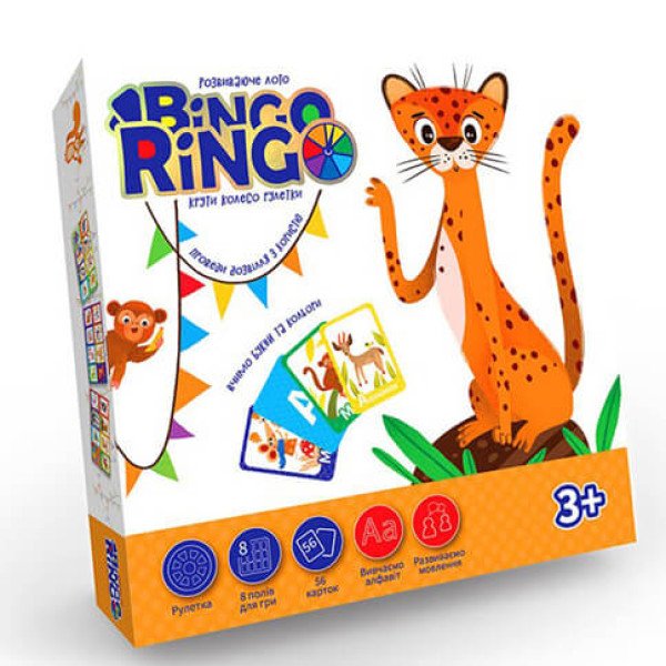 Настільна гра Danko Toys "Bingo Ringo" розважальна GBR-01-01U Настільна гра Danko Toys "Bingo Ringo" розважальна GBR-01-01U