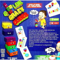 Настільна гра Danko Toys "Color Crazy Cubes" розвиваюча CCC-02-01U