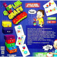 Настільна гра Danko Toys "Color Crazy Cubes" розвиваюча CCC-02-01U