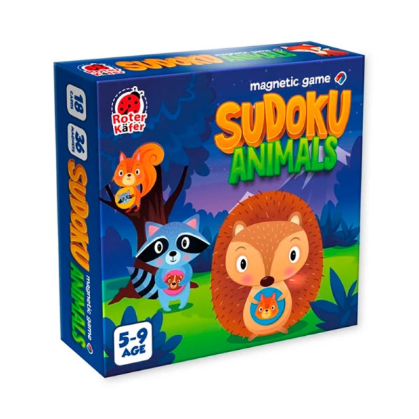 Магнітна гра Roter K?fer Sudoku Animals RK2150-01