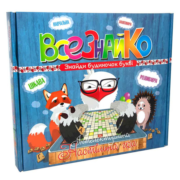 Настільна гра Strateg Всезнайка рус. 802