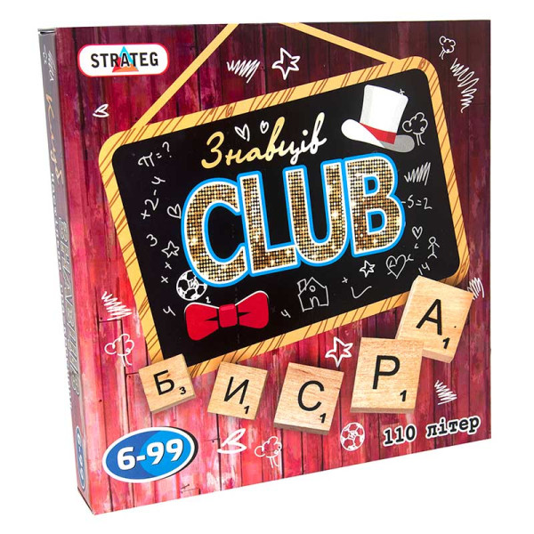 Настільна гра Strateg Знавців CLUB українською мовою 702