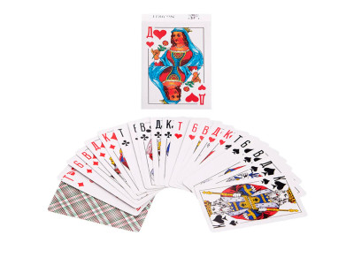 Карти гральні з пластиковим покриттям 9811