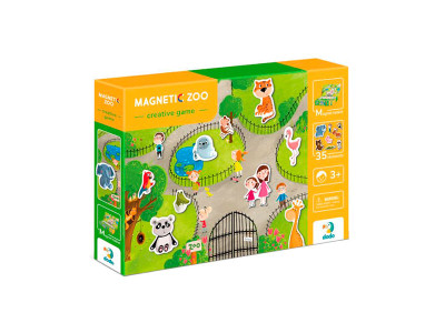 Магнітний зоопарк DoDo 35 елементів + планшетка 200207