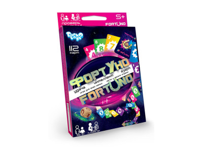 Розвиваюча настільна гра "ФортУно" на рос.мові UF-03-01