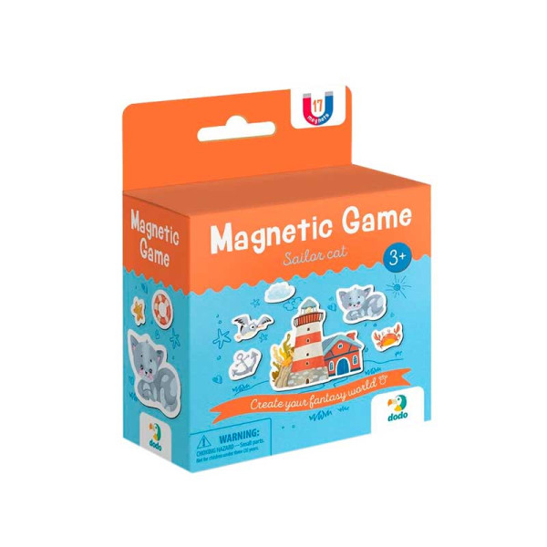 Магнітна гра DoDo Котик-морячок для дітей 200235 Магнітна гра DoDo Котик-морячок для дітей 200235