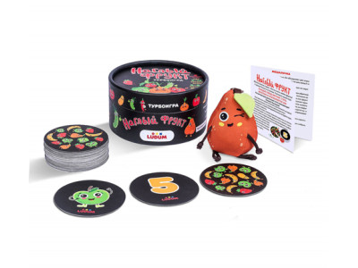 Настільна Турбогра "Нахабний Фрукт" тубус великий LG2047-02 Настільна Турбогра "Нахабний Фрукт" тубус великий LG2047-02