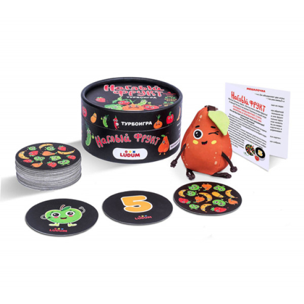 Настільна Турбогра "Нахабний Фрукт" тубус великий LG2047-02 Настільна Турбогра "Нахабний Фрукт" тубус великий LG2047-02