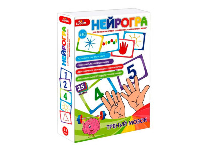 Гра розвиваюча. Набір розвиваючих карток. Нейрогра ME5032-26