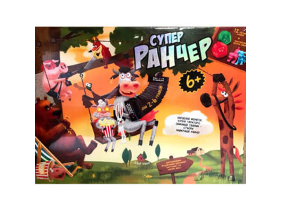 Настільна гра Danko Toys БОЛ "Супер Ранчер" для дітей G-SR-01-01U