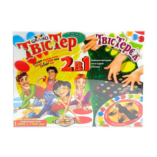 Гра Danko toys "Твістер + Твиістерок" для підлоги TWTK Гра Danko toys "Твістер + Твиістерок" для підлоги TWTK