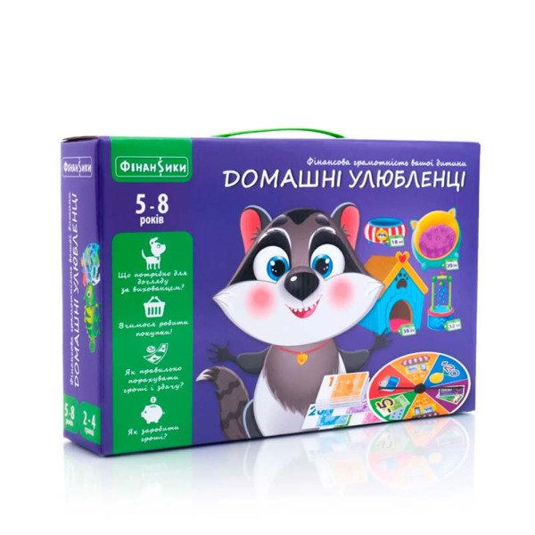 Настільна гра Vladi Toys Домашні тварини розвиваюча VT2312-07 Настільна гра Vladi Toys Домашні тварини розвиваюча VT2312-07