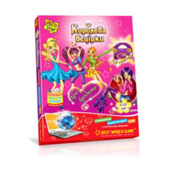 Игра-ходилка "Королева вечірки" VT2201-06 Игра-ходилка "Королева вечірки" VT2201-06