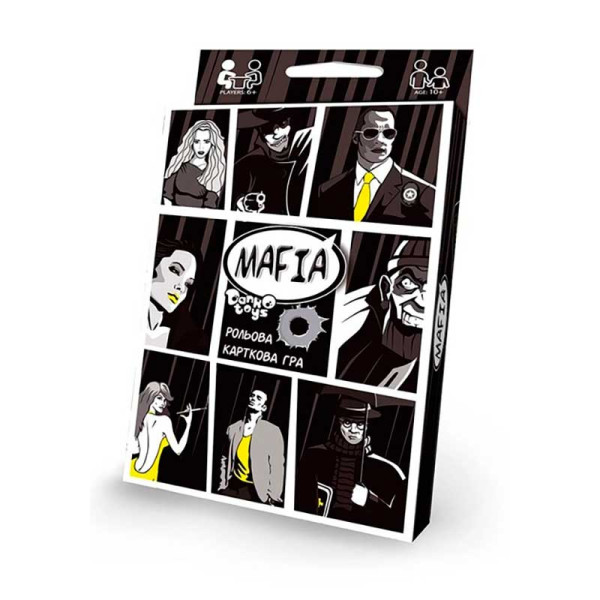 Настільна гра Danko Toys "Мафія" розважальна DTG52EN