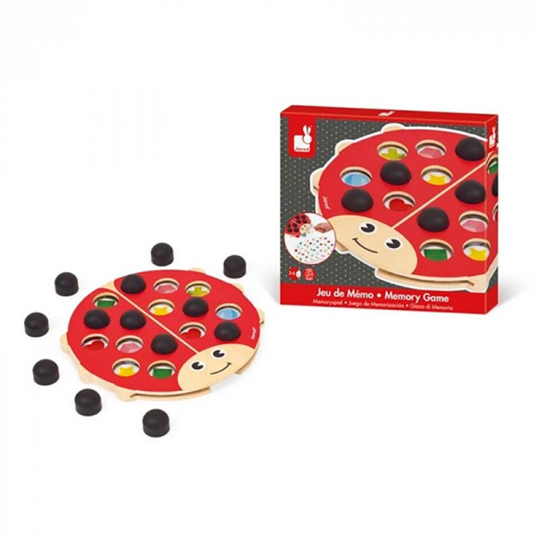 Настільна гра мемо Janod Божа корівка J08149 Настільна гра мемо Janod Божа корівка J08149