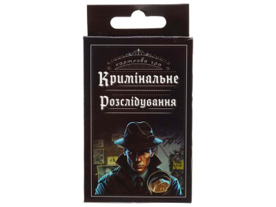 Карткова гра Strateg Кримінальне розслідування 30418