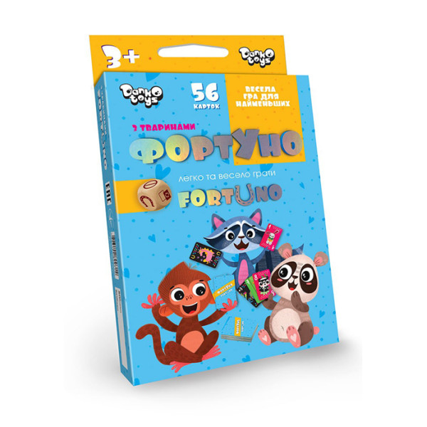 Настільна гра Danko Toys "ФортУно" розвиваюча UF-01-01U Настільна гра Danko Toys "ФортУно" розвиваюча UF-01-01U