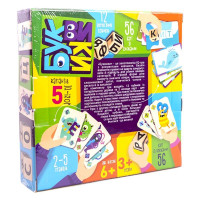 Настільна гра Danko Toys "Буквики" розважальна G-BU-01U Настільна гра Danko Toys "Буквики" розважальна G-BU-01U