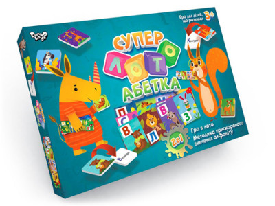 Настільна гра Danko Toys "Суперлото" розважальна СЛА-01U