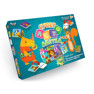 Настільна гра Danko Toys "Суперлото" розважальна СЛА-01U