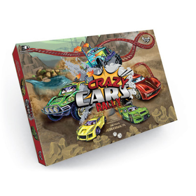 Настільна гра Danko Toys "Crazy Cars Rally" розважальна DTG93R