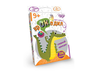 Настільна гра Danko Toys вікторина "Той самий крокодил" для дітей CROC-02-01U