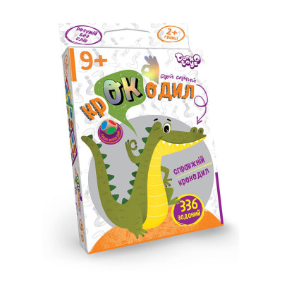 Настільна гра Danko Toys вікторина "Той самий крокодил" для дітей CROC-02-01U