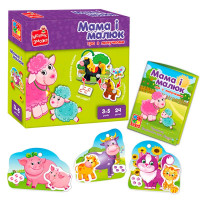 Розвиваючий набір Vladi Toys Мама і малюк з липучками VT2100-14 Розвиваючий набір Vladi Toys Мама і малюк з липучками VT2100-14