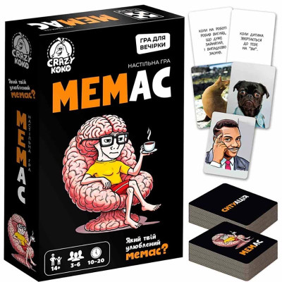 Настільна гра Vladi Toys «Мемас» VT5903-12 Настільна гра Vladi Toys «Мемас» VT5903-12