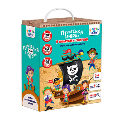 Набір для свята Vladi Toys "Піратська вечірка" квест для дітей VT6010-03
