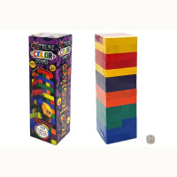 Настільна гра Danko Toys "EXTREME COLOR TOWER" дженга розвиваюча G-ECT-01U Настільна гра Danko Toys "EXTREME COLOR TOWER" дженга розвиваюча G-ECT-01U