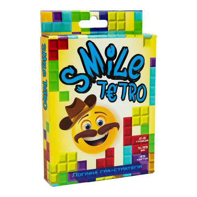 Настільна динамічна розвиваюча гра "Smile tetro" на укр.мові 30280