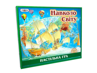 Гра 724 (укр) Стратег "Навколо світу" в кор-ці 33-28-5см 724