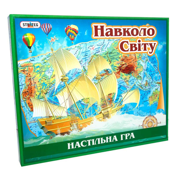 Гра 724 (укр) Стратег "Навколо світу" в кор-ці 33-28-5см 724