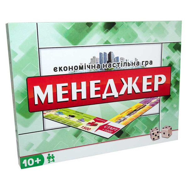 Настільна гра "Менеджер" в кор-ці 38-29-4 см 30453 Стратег 30453