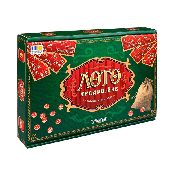 Настільна гра Strateg Лото традиційне 30488