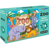 Гра настільна розвивальна Махі-пазл Зоопарк настільна розвиваюча ME5032-01 EN