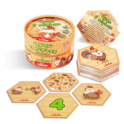 Гра-викриття настільна "Чудо в пір'ї" в тубусі мал. LG2045-07