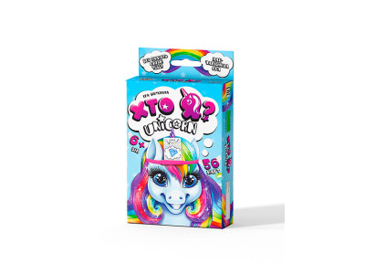 Настільна гра Danko Toys вікторина "Хто Я? Unicorn" для дітей HIM-05-01U