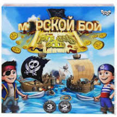 Настільна гра "Морський бій. Pirates Gold" рос. G-MB-03