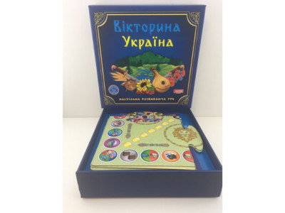 Настільна гра "Вікторина Україна" Преміум Ост.