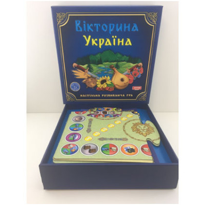 Настільна гра "Вікторина Україна" Преміум Ост.