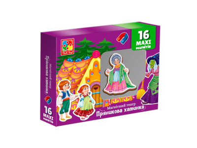 Гра настільна "Магнітний театр. Пряникова хатинка" VT3206-54