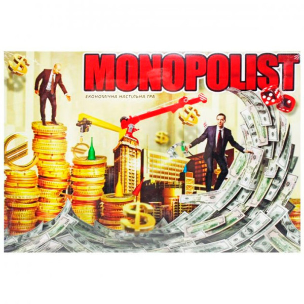 Економічна настільна гра Danko toys "Monopolist" монополія SPG08-02-U Економічна настільна гра Danko toys "Monopolist" монополія SPG08-02-U