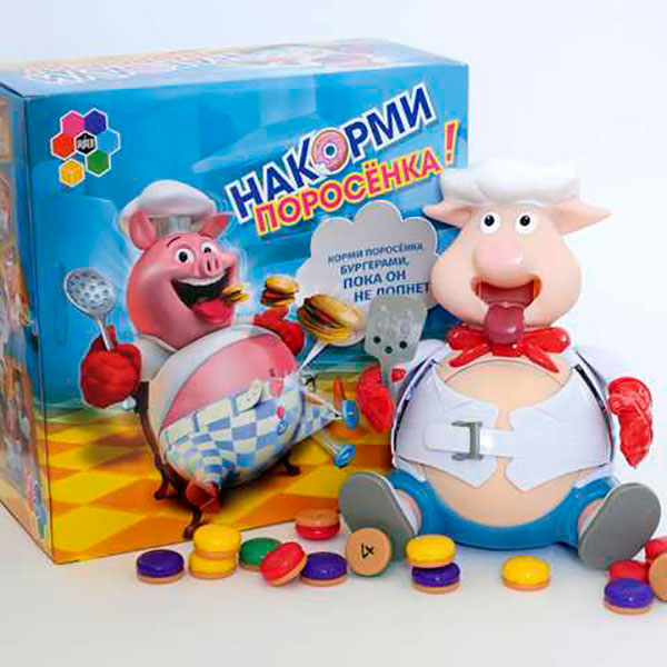 Настільна гра "Нагодуй порося" 30706006