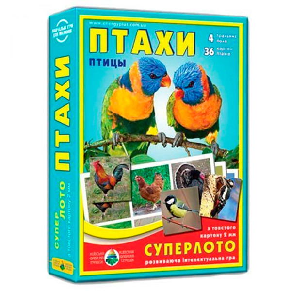 Гра Супер ЛОТО "Птахи" Ен.1930 Гра Супер ЛОТО "Птахи" Ен.1930
